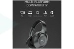 Наушники мониторные беспроводные ABINGO Wireless Headphone BT30NC Pro(RT) Grey