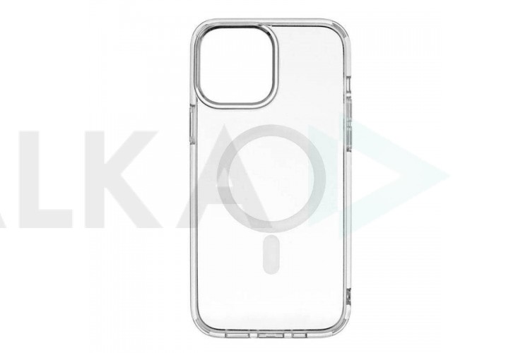 Чехол для iPhone 16 Pro Max (6,9) Clear Case пластиковый MagSafe (прозрачный) в упаковке