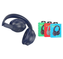 Наушники мониторные беспроводные BOROFONE BO20 Player wireless headset Bluetooth (синий)