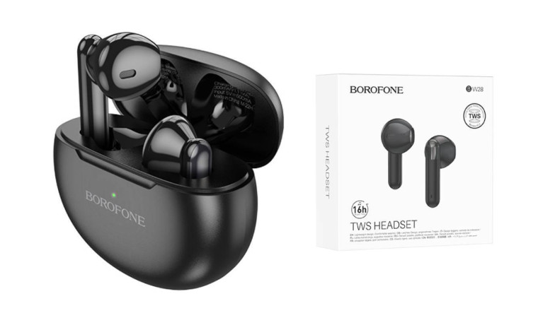 Наушники вакуумные беспроводные BOROFONE BW28 Illusion true wireless BT headset Bluetooth (черный) Наушники вакуумные беспроводные BOROFONE BW28 Illusion true wireless BT headset Bluetooth (черный)