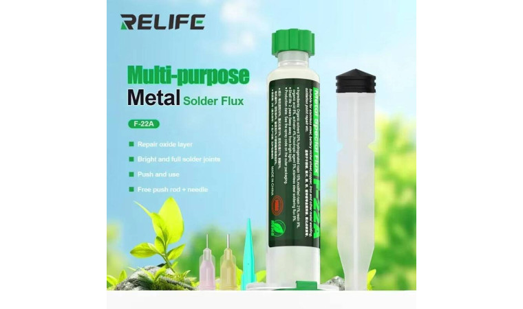 Флюс RELIFE F-22A (10 cc) для пайки по металлу Флюс RELIFE F-22A (10 cc) для пайки по металлу