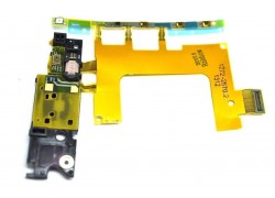 Шлейф для Sony Xperia ZR (C5502/ C5503/ M36h) с боковыми кнопками + микрофон + вибромотор