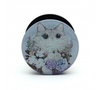 Держатель для телефона Popsockets с блестками и рисунком