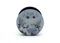 Держатель для телефона Popsockets с блестками и рисунком