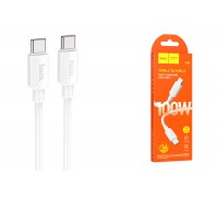 Кабель USB Type-C - USB Type-C HOCO X96 PD100W (белый) 1м