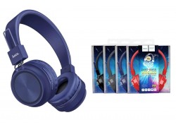 Наушники мониторные беспроводные HOCO W25 Promise wireless headphones Bluetooth (синий)