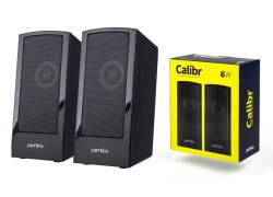 Акустическая система 2.0 Perfeo "CALIBR" мощность 2х3 Вт USB (черный)