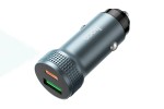 Автомобильное зарядное устройство АЗУ USB + Type-C HOCO Z49B PD38W+QC3.0 (серый)