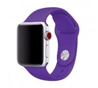 Ремешок силиконовый для Apple Watch 42-44 мм цвет фиолетовый