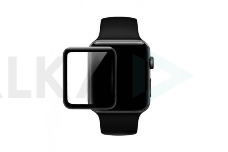 Защитная пленка дисплея Apple Watch 42 mm Polymer nano матовая (черная)