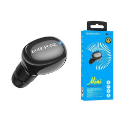 Bluetooth гарнитура BOROFONE BC34 (черный) (У)
