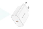 Сетевое зарядное устройство USB-C BOROFONE BA57A Easy Speed PD20W (белый)