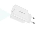Сетевое зарядное устройство USB-C BOROFONE BA57A Easy Speed PD20W (белый)