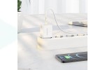 Сетевое зарядное устройство USB-C BOROFONE BA57A Easy Speed PD20W (белый)
