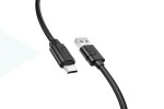 Кабель USB - MicroUSB BOROFONE BX55 2,4A (черный) 1м (силикон)