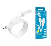 Кабель USB - MicroUSB BOROFONE BX55 2,4A (белый) 1м (силикон)