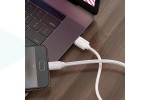 Кабель USB - MicroUSB BOROFONE BX55 2,4A (белый) 1м (силикон)