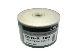 DVD-R 4,7 GB 16x Bulk/50 Full Ink Print для печати цена за 50 шт (CMC)
