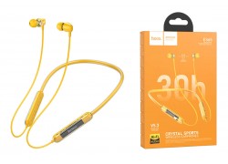 Наушники вакуумные беспроводные HOCO ES65 Dream sports BT earphones headset Bluetooth (желтый)