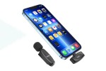 Микрофон беспроводной HOCO L15 Crystal lavalier  wireless microphone digital Lightning черный