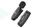 Микрофон беспроводной HOCO L15 Crystal lavalier  wireless microphone digital Lightning черный