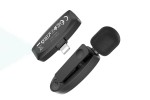 Микрофон беспроводной HOCO L15 Crystal lavalier  wireless microphone digital Lightning черный