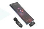 Микрофон беспроводной HOCO L15 Crystal lavalier  wireless microphone digital Type-C черный
