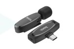 Микрофон беспроводной HOCO L15 Crystal lavalier  wireless microphone digital Type-C черный