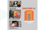 Портативный универсальный мини электрический насос помпа GIGA Pump 4.0 (с фонариком)