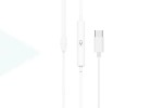 Наушники вакуумные проводные HOCO M101 Crystal joy (белый)