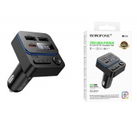 FM-Модулятор BOROFONE BC60 Hero 35W(1A1C) car BT FM transmitter (черный)