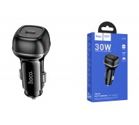 Автомобильное зарядное устройство АЗУ USB-C HOCO Z58 Rank single port PD30W (черный)