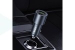 Автомобильное зарядное устройство АЗУ USB + USB-C HOCO Z60 Bloom 48W dual-port PD30W+QC3.0 multi-protocol (металлический серый)