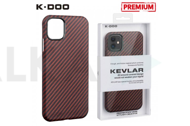 Чехол для телефона K-DOO KEVLAR iPhone 14 (красный)