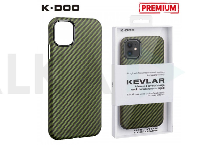 Чехол для телефона K-DOO KEVLAR iPhone 14 PRO MAX (зеленый)