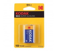 Батарейка алкалиновая KODAK 6LR61/1BL MAX Super Alkaline