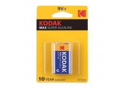 Батарейка алкалиновая KODAK 6LR61/1BL MAX Super Alkaline