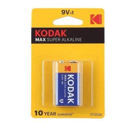 Батарейка алкалиновая KODAK 6LR61/1BL MAX Super Alkaline
