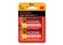 Батарейка солевая KODAK R20/2BL Super Heavy Duty блистер цена за 2 шт