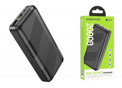Универсальный дополнительный аккумулятор Power Bank BOROFONE BJ27A (20000 mAh) (черный)