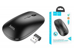 Мышь беспроводная HOCO GM15 (USB, 2.4ГГц+ВТ, 10м)  (черный)