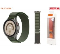 Ремешок MUTURAL ALPINE LOOPBACK SERIES тканевый для Apple Watch 38-41 мм цвет зеленый
