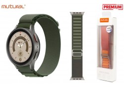 Ремешок MUTURAL ALPINE LOOPBACK SERIES тканевый для Apple Watch 38-41 мм цвет зеленый