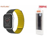 Ремешок MUTURAL MOLAN магнитный для Apple Watch 38-41 мм цвет черно-желтый