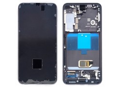 Дисплей для Samsung S901B Galaxy S22 Black в сборе с тачскрином + рамка, 100%