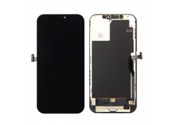 Дисплей для iPhone 12 Pro Max (A2411) в сборе с тачскрином (черный) OLED GX + шлейф для перепайки микросхемы