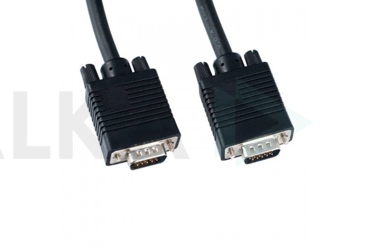 Кабель VGA - VGA PERFEO VGA/SVGA вилка - VGA/SVGA вилка, с ф/фильтрами, длина 1,8 м. (V7001)