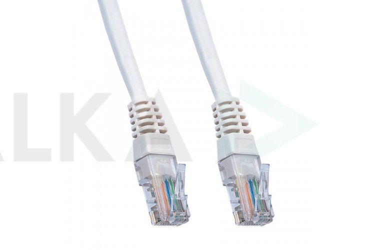 Кабель интернет LAN патч корд PERFEO UTP кат.5е RJ-45 вилка - RJ-45 вилка, длина 1 м. (P6002)