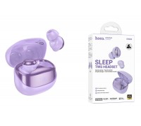 Наушники вакуумные беспроводные HOCO EW200 Elegant true wireless sleep BT headset (фиолетовый) 