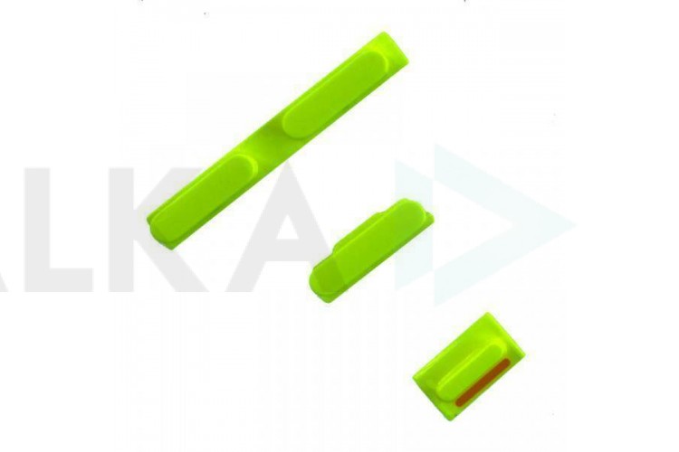 Толкатели боковых кнопок для iPhone 5c комплект (зеленый)